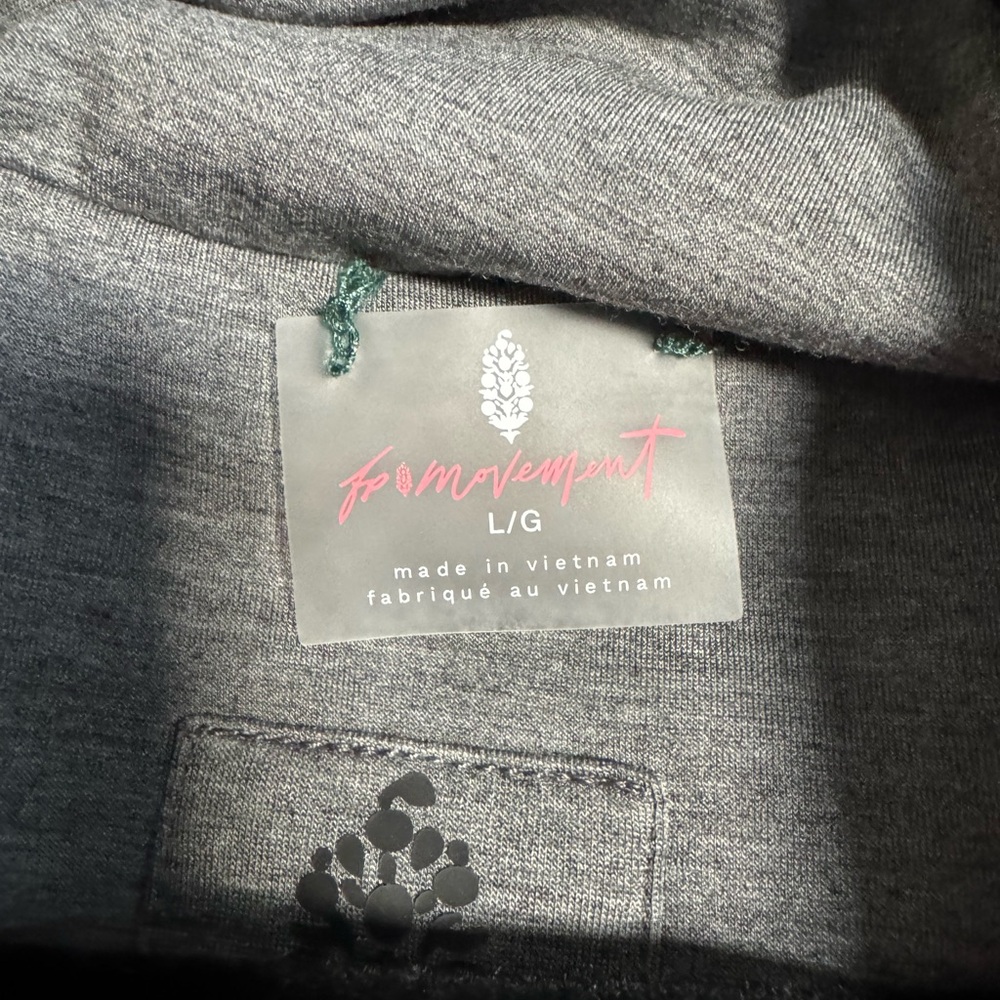 Free People Movement Slalom Reversible Fleece Vest Stellar Green Grey - Picture 4 of 6